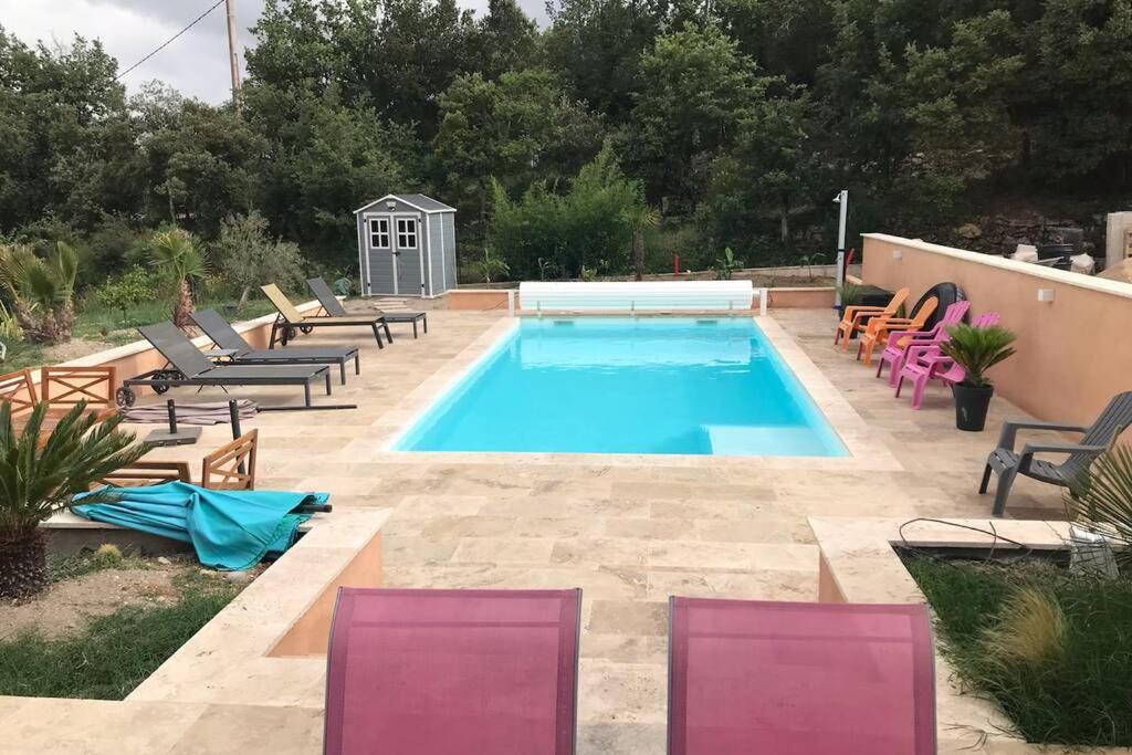 Logement Attenant A Une Villa T2 Avec Terrasse . Besse-sur-Issole Exterior foto